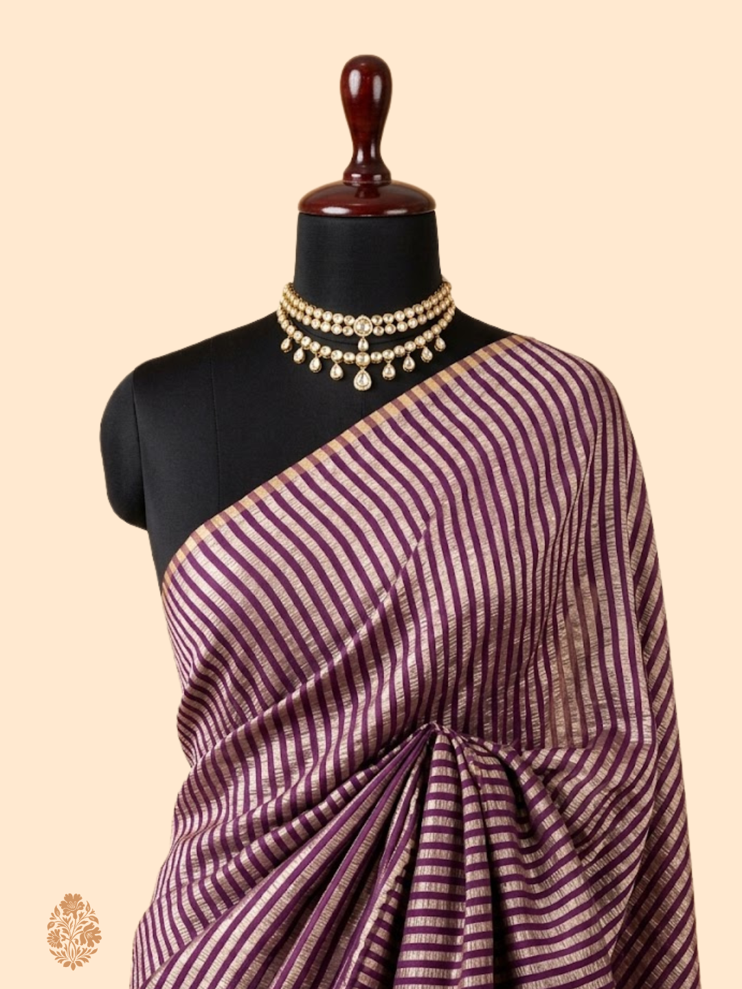 Pure Moonga Silk Banarasi Saree | Zari Woven Heritage Silk Saree from Varanasi