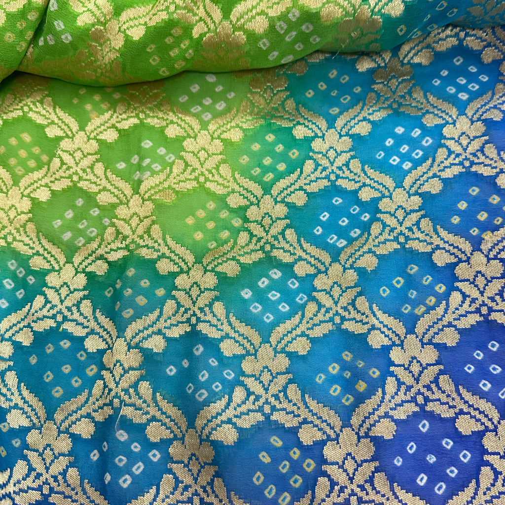 Pure Khaddi georgette Bandhani [Bandhej] Saree
