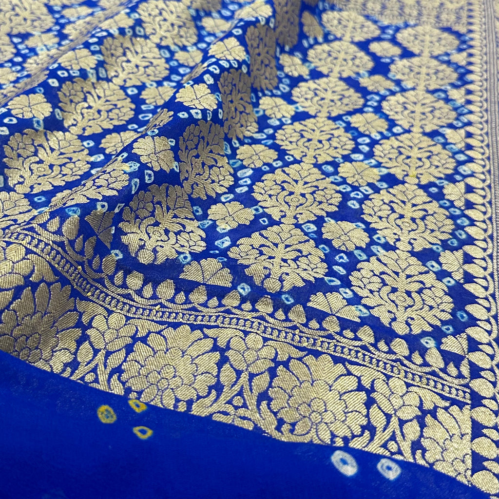 Pure Khaddi georgette Bandhani [Bandhej] Saree