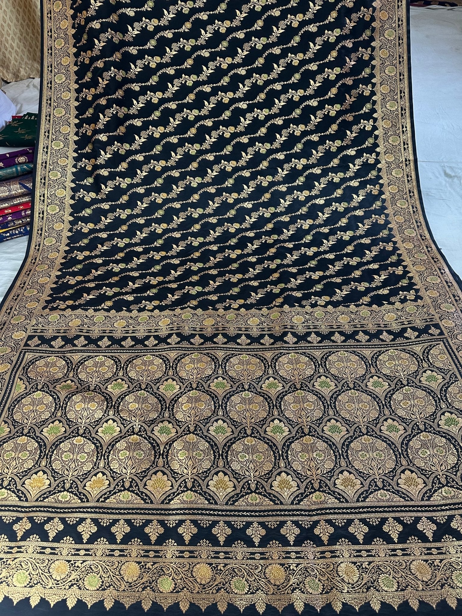 Satin Silk Banarasi Saree