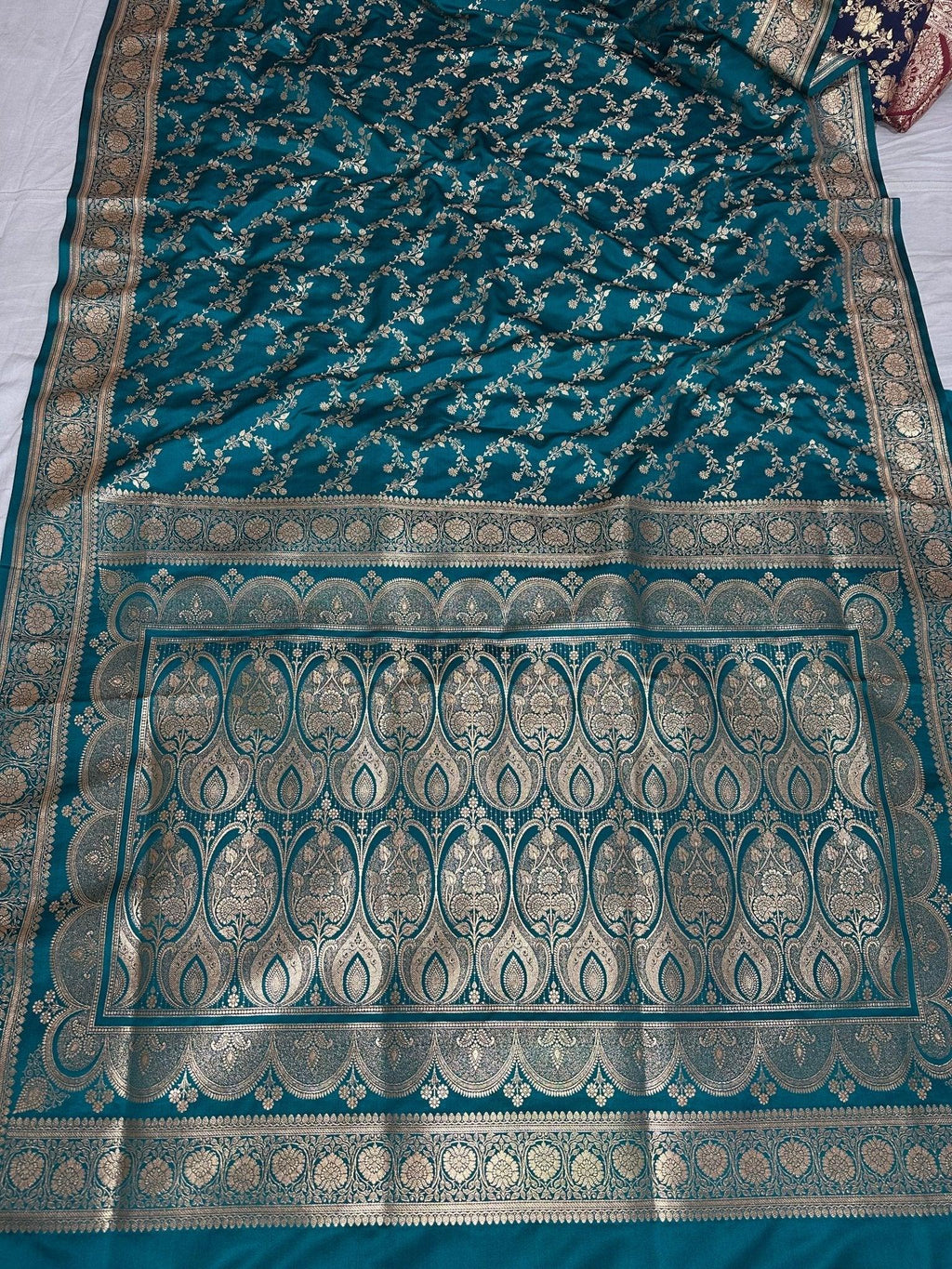 Premium Satin Silk Banarasi Saree - Katan Banaras
