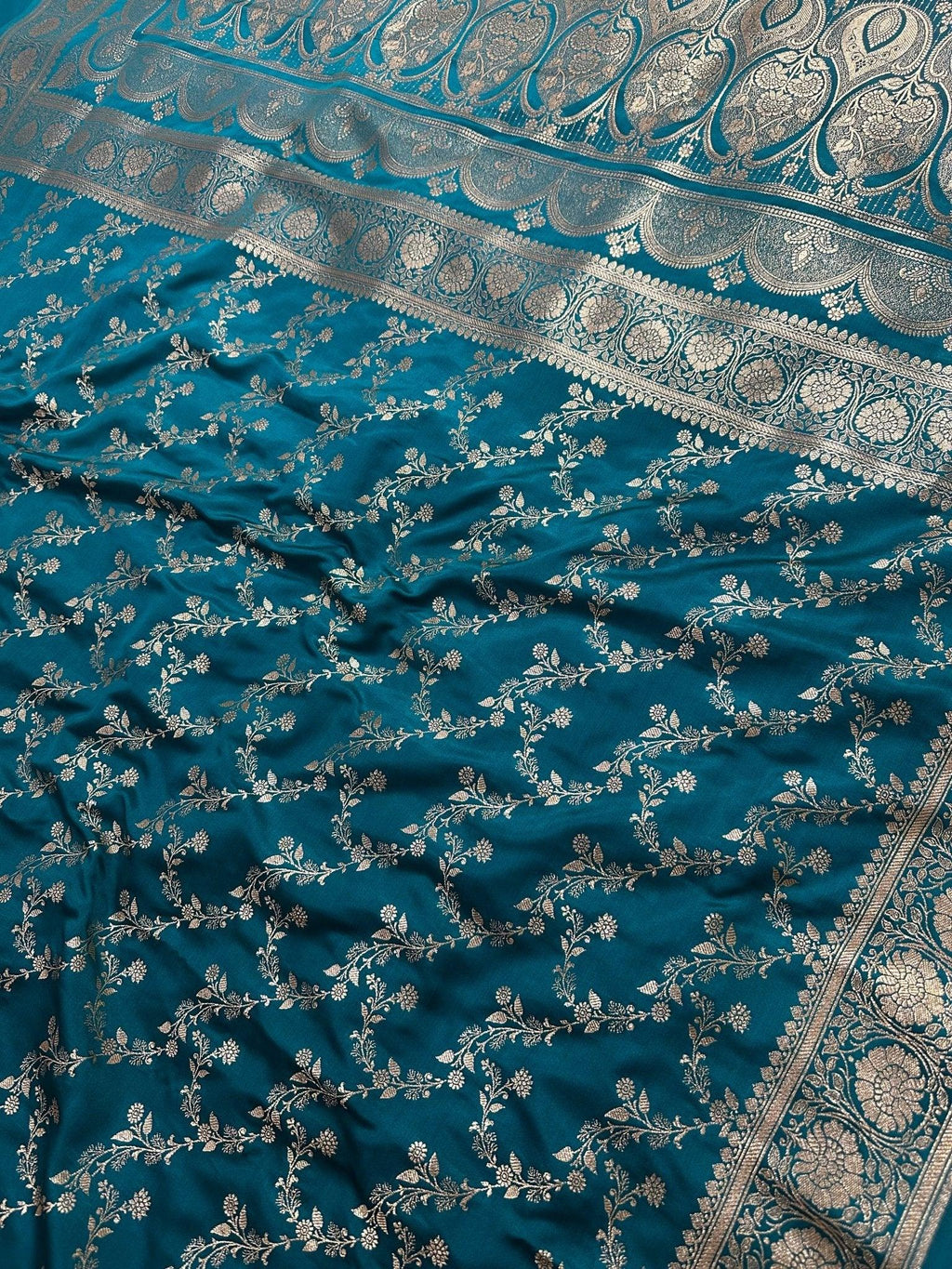 Premium Satin Silk Banarasi Saree - Katan Banaras