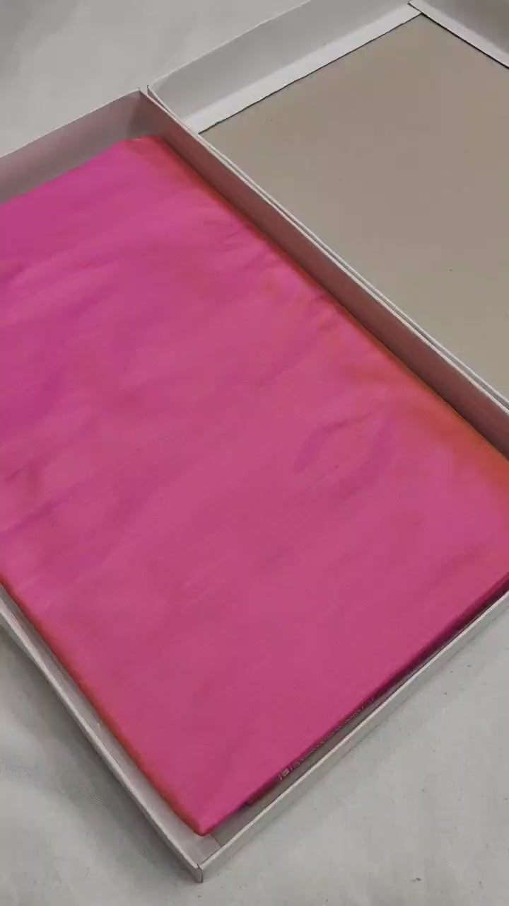 Pure Katan Silk Kadhwa Buta Handloom Saree