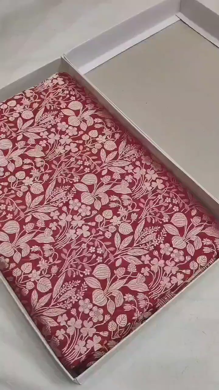 Pure Katan Silk Brocade Saree