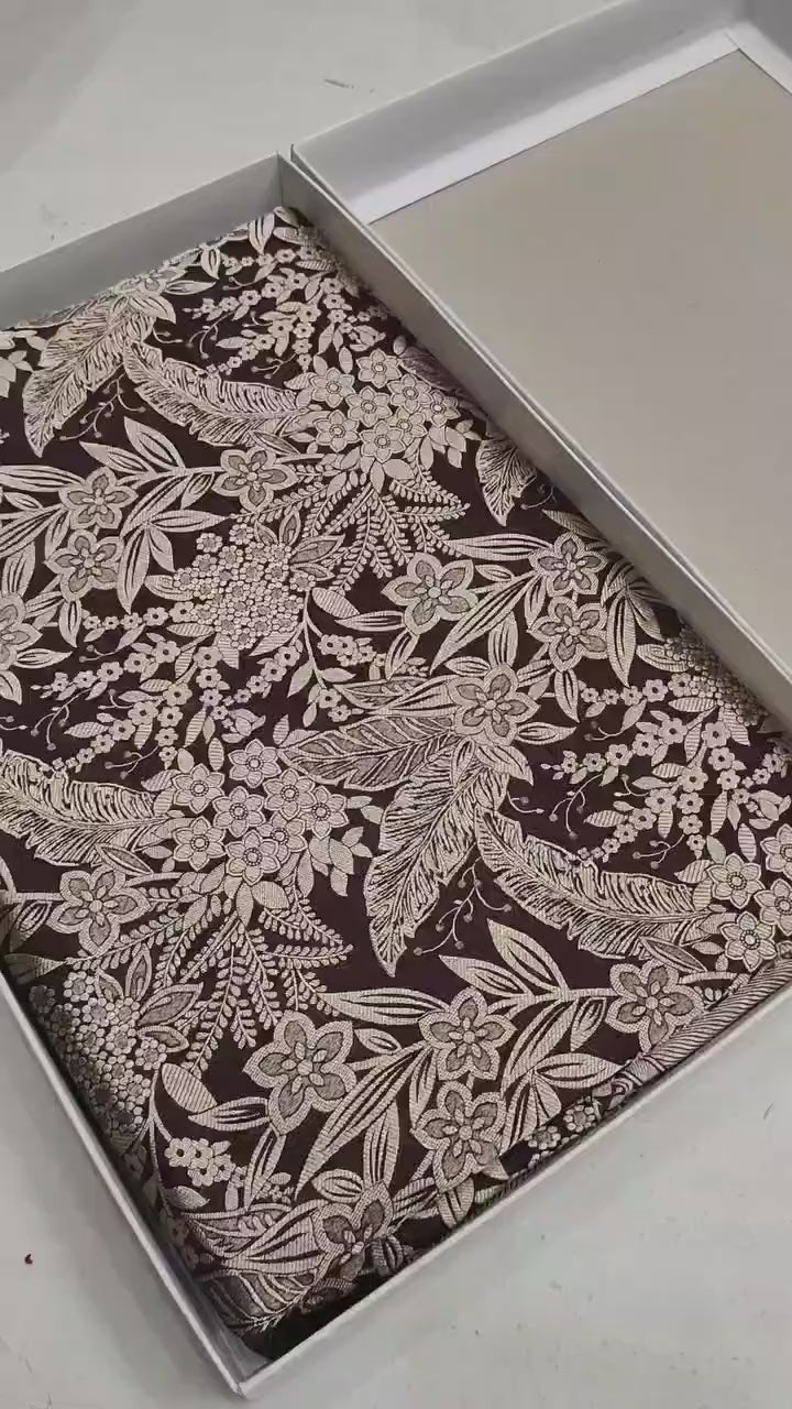 Pure Katan Silk Brocade Saree – Handwoven Banarasi Saree for Weddings & Festive Wear