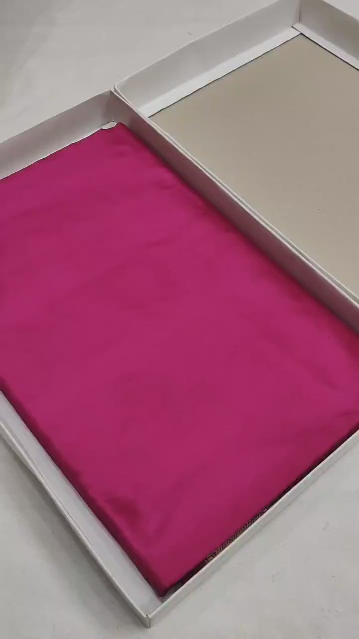Pure Katan Silk Kadhwa Handloom Saree