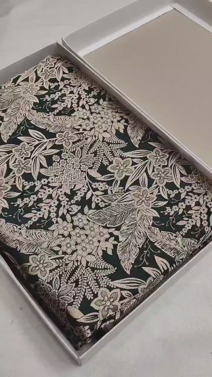 Pure Katan Silk Brocade Saree