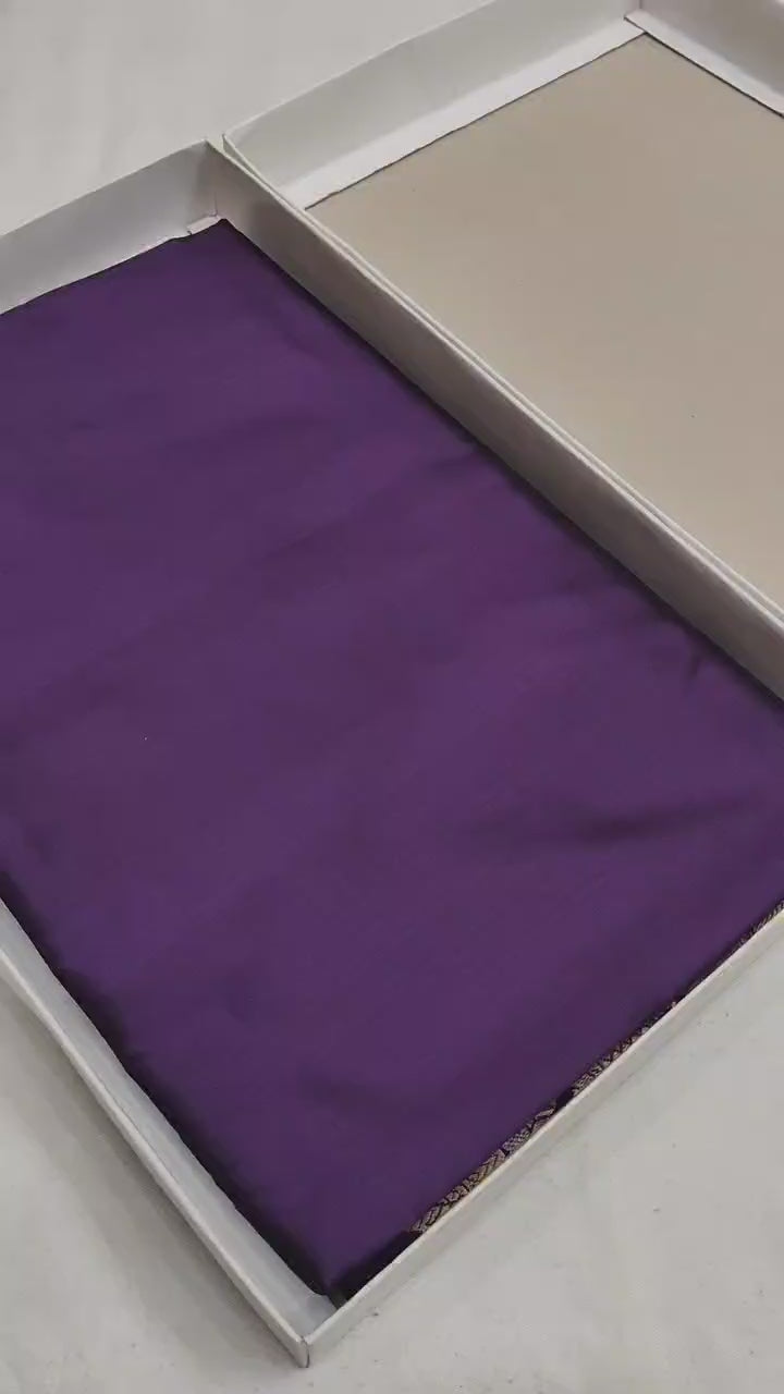 Pure Katan Silk Kadhwa Handloom Saree