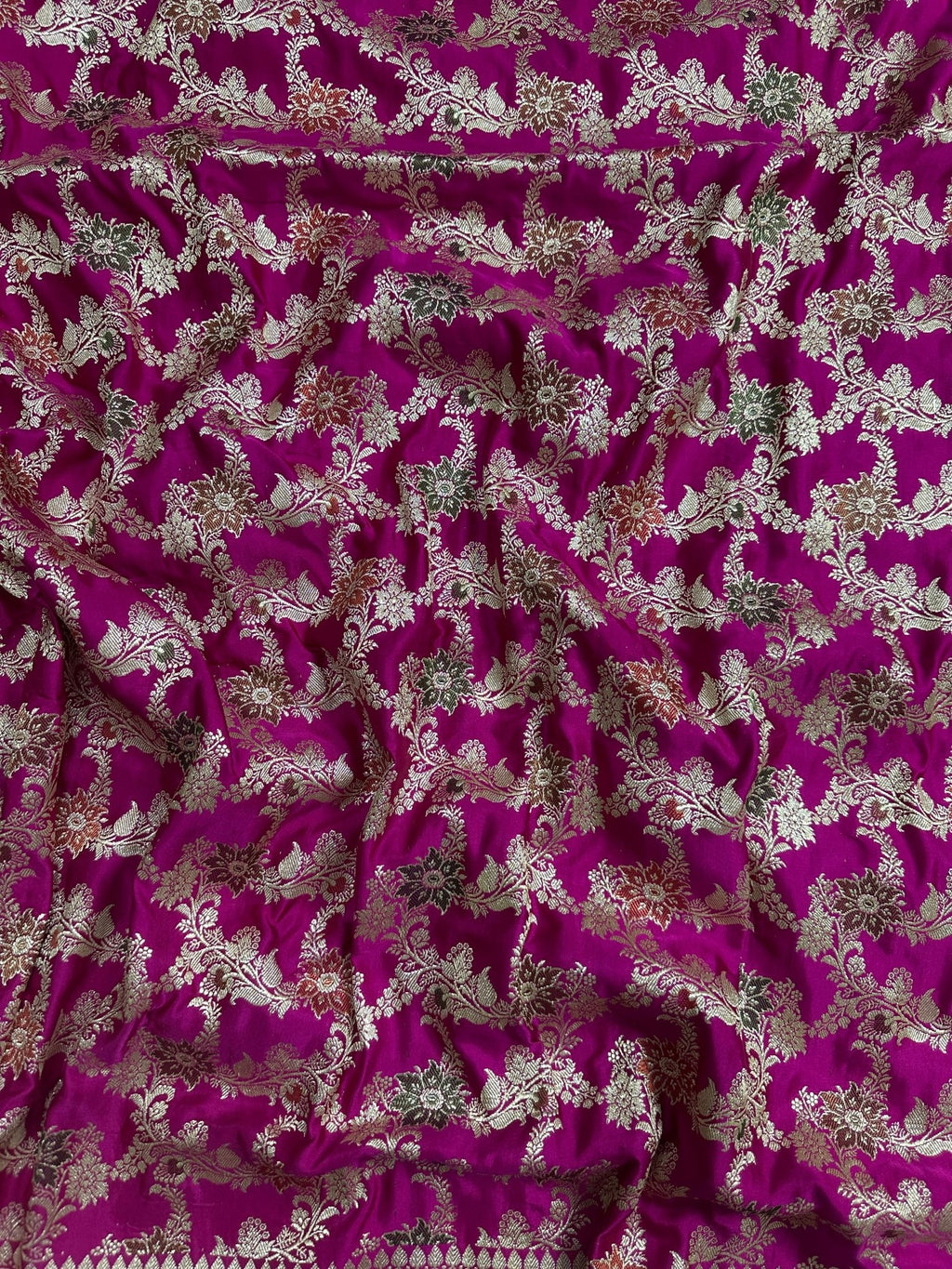 Pure Katan Silk Handloom Banarasi Bridal Saree - Katan Banaras