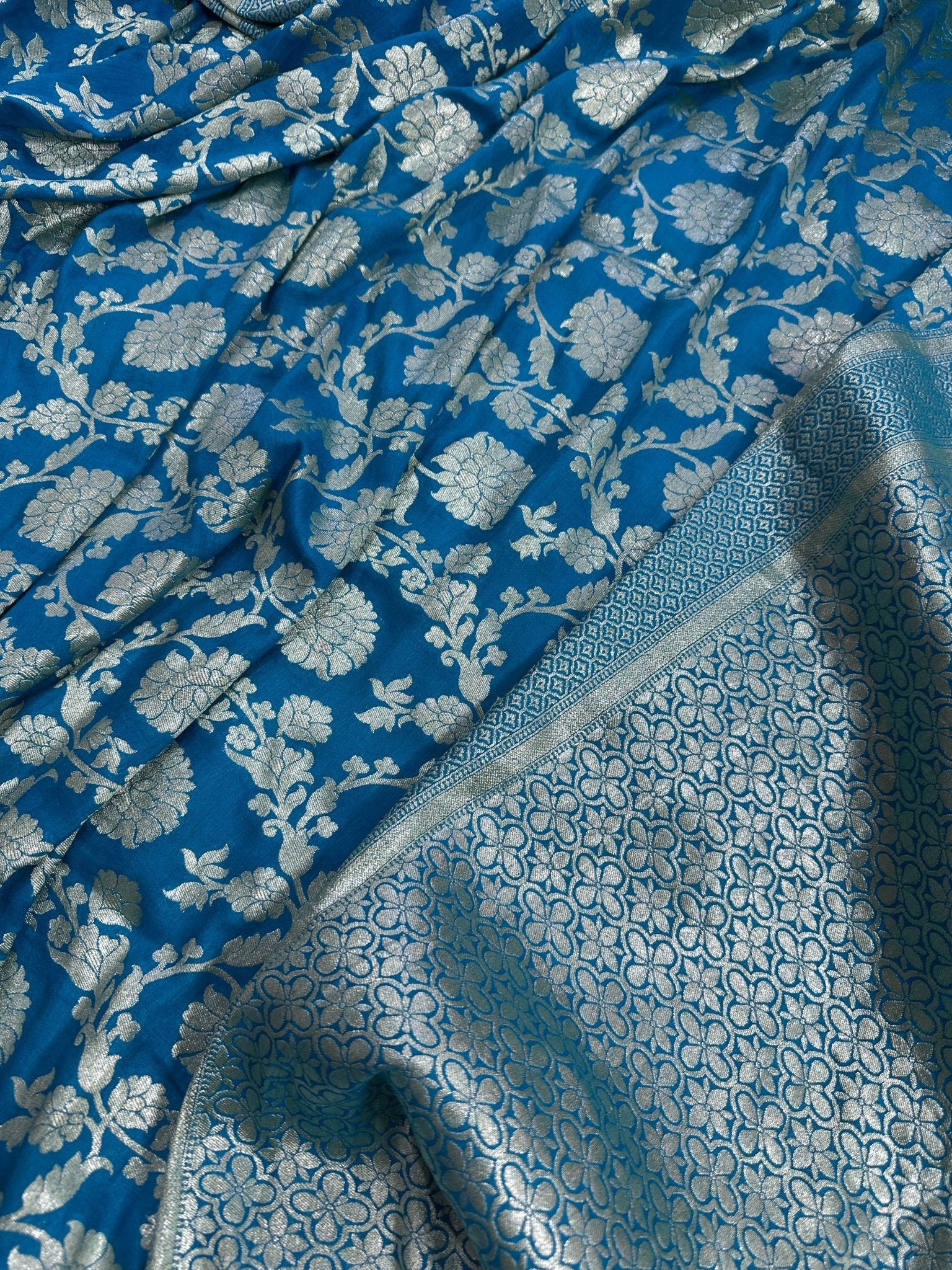 Pure Moonga Silk Banarasi Saree - Katan Banaras