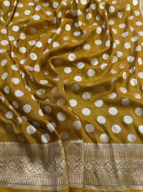 Pure Moonga Silk Banarasi Saree - Katan Banaras