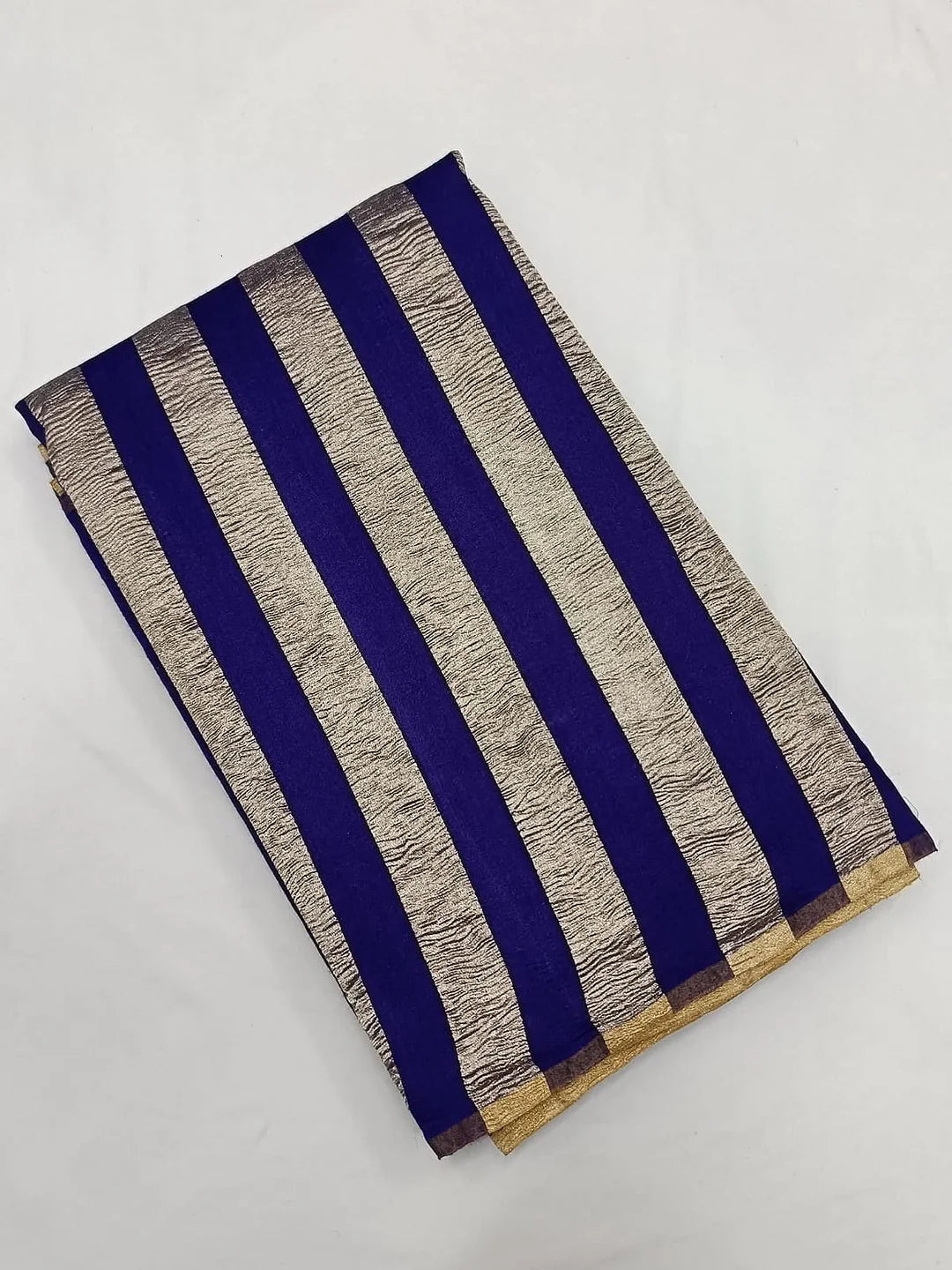 Pure Moonga Silk Banarasi Saree - Kadhua Zari Woven Luxury Saree from Varanasi - pallu closeup | Pure Moonga Silk Banarasi Saree