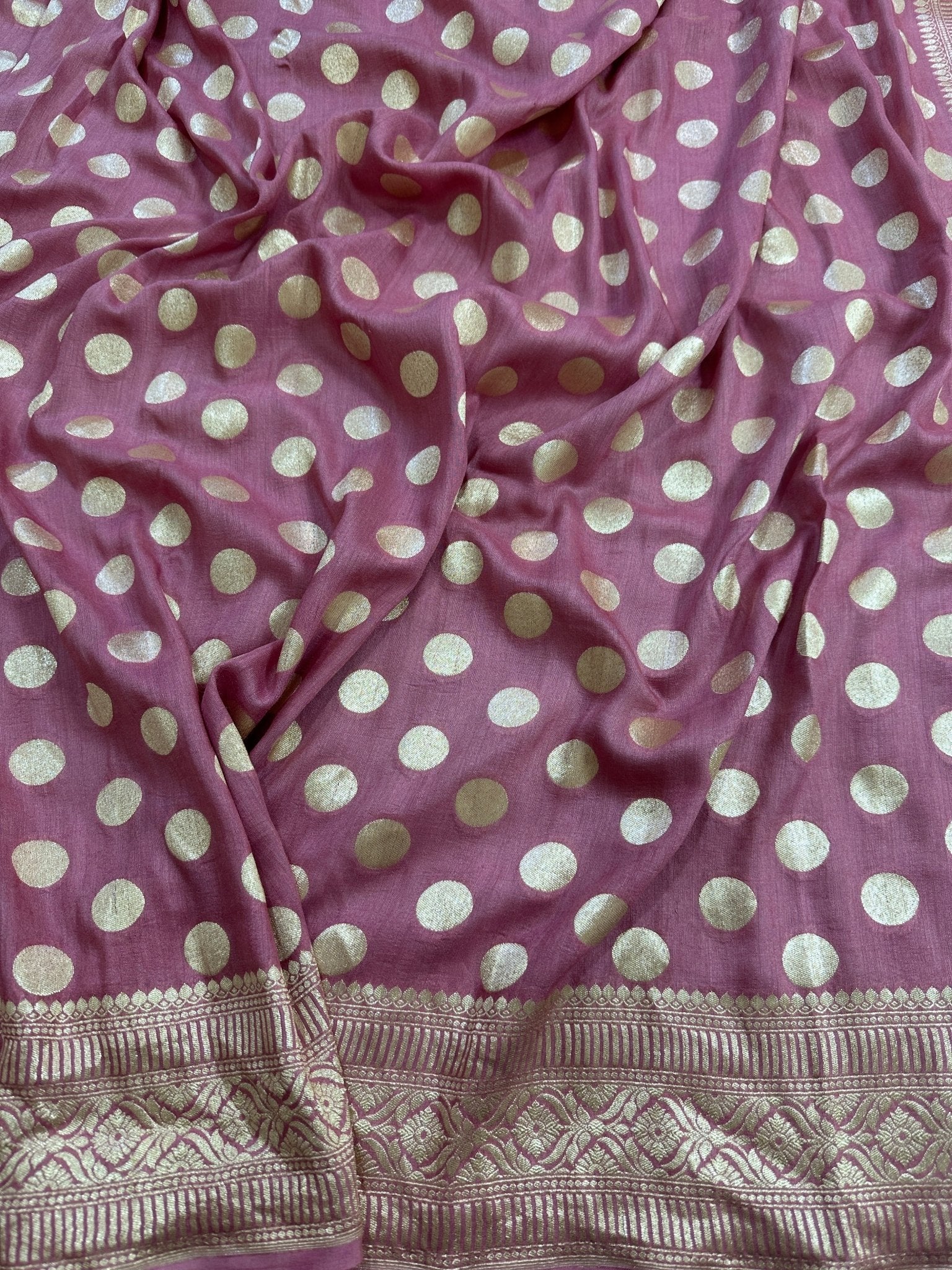 Pure Moonga Silk Banarasi Saree - Katan Banaras